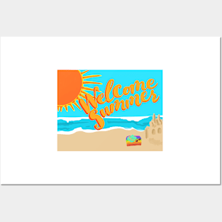 Welcome Summer Posters and Art